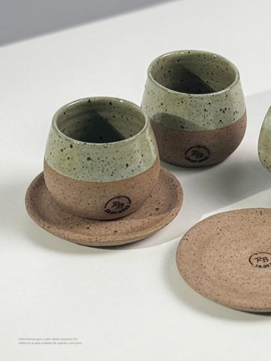 Copinho Cumbuca com pires personalizado