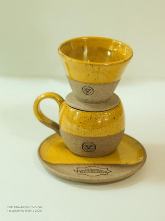 Xícara Esfera com porta filtro personalizada