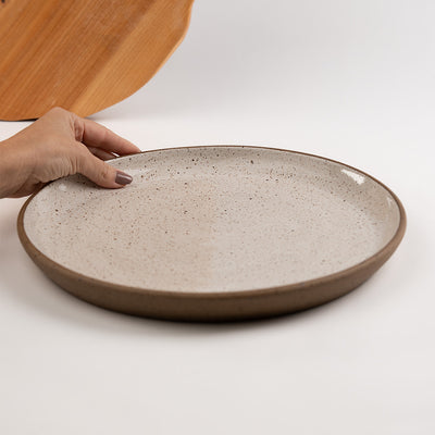 Bandeja redonda sem alça