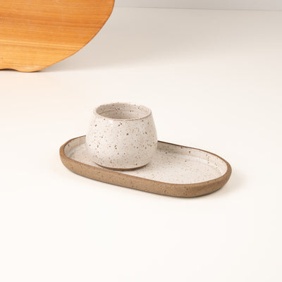 Copinho Cumbuca com Pires Alongado