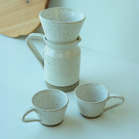 Conjunto Nosso Café - Jarra e Porta Filtro + 2 Xícaras