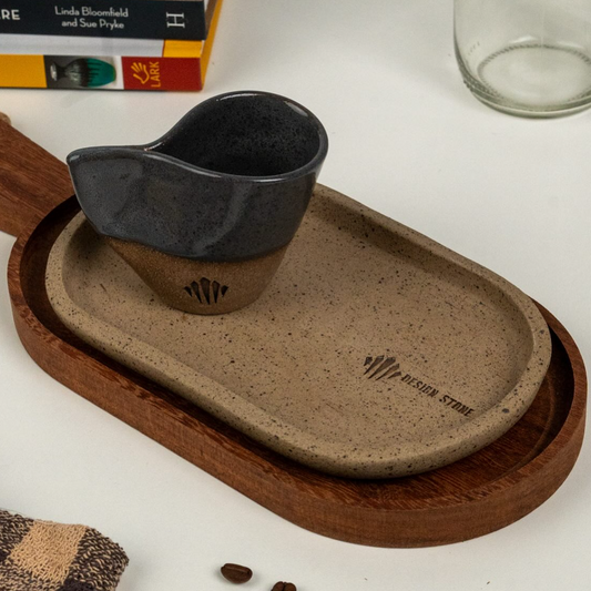 Kit personalizado 10 xícaras andorinha com pires alongado