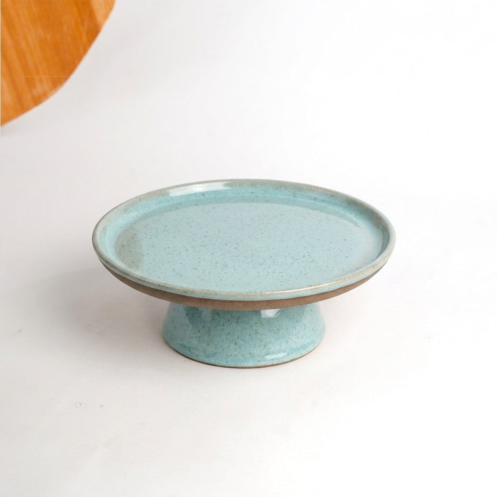 Bowl-leira AMME em cerâmica artesanal — tamanho 24cm, argila Cappuccino, esmalte Jujuba