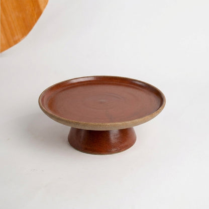 Bowl-leira AMME em cerâmica artesanal — tamanho 24cm, argila Cappuccino, esmalte Sol de Terracota