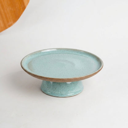 Bowl-leira AMME em cerâmica artesanal — tamanho 29cm, argila Cappuccino, esmalte Jujuba
