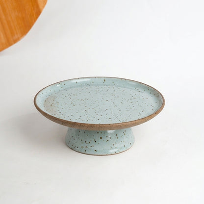 Bowl-leira AMME em cerâmica artesanal — tamanho 29cm, argila Flocos, esmalte Jujuba