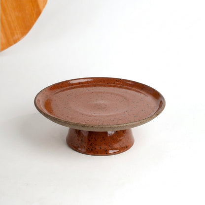 Bowl-leira AMME em cerâmica artesanal — tamanho 29cm, argila Flocos, esmalte Sol de Terracota