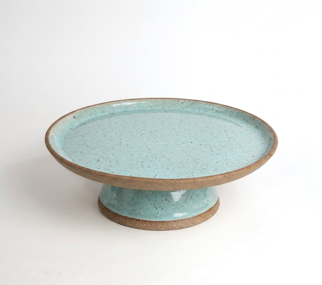 Bowl-leira AMME em cerâmica artesanal — tamanho 31cm, argila Cappuccino, esmalte Jujuba