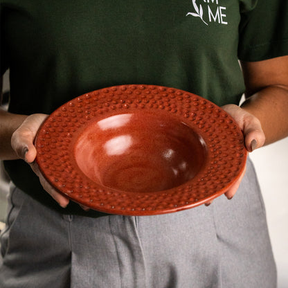 Prato risoto borda detalhe esfera