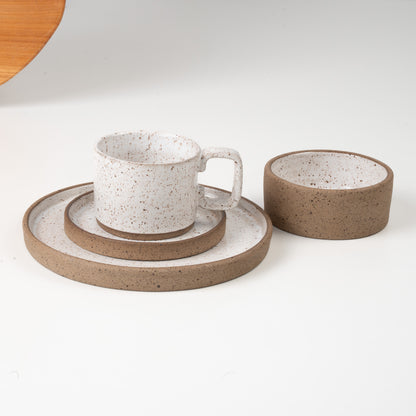 SET café da manhã reta com bowl linha reta