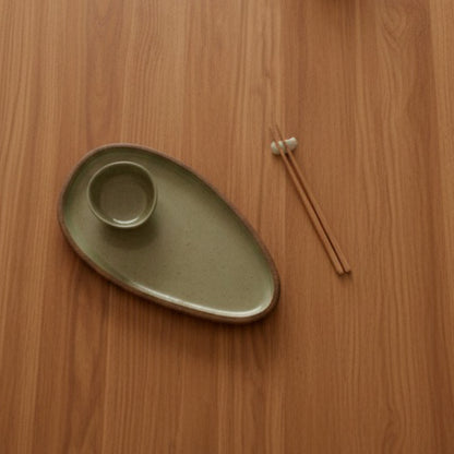 Set pratinho  individual triângulo com nosoki triângulo