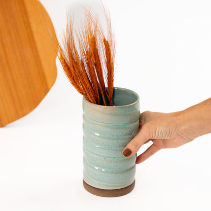 Vaso Reto orgânico Torcido